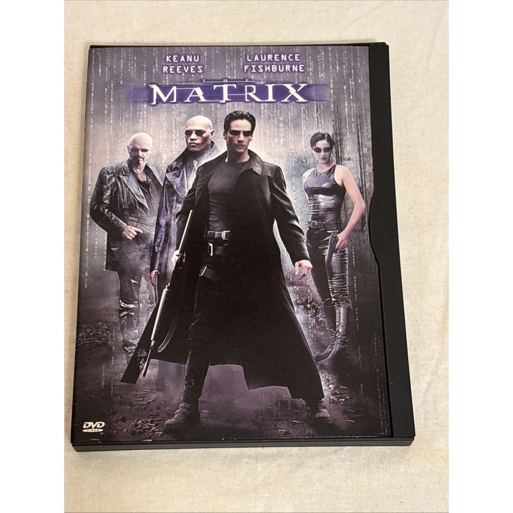 The Matrix DVD 1999 Keanu Reeves Sci-Fi Action Warner Home Video R-Rated 17737
